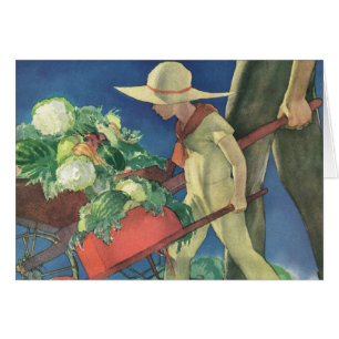 Antike Kinder, Biologischer Gartenbau; Sieg-Garten