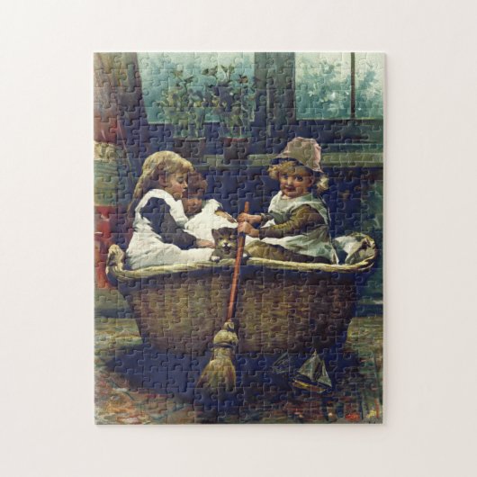 Antike Kinder Puzzle (Vertikal)