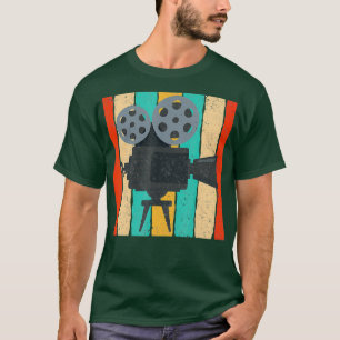 Antike Kinokamera Retro-Filmprojektor T-Shirt