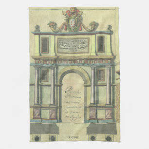Antike Kirchenportal-Eingang Renaissance-Architekt Geschirrtuch