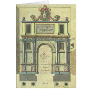 Antike Kirchentür Eingang Renaissance-Architektur