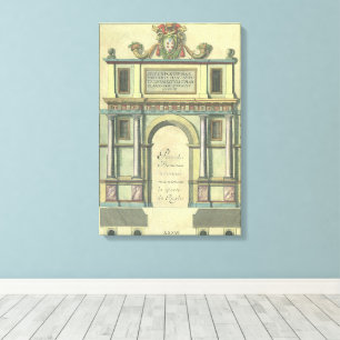 Antike Kirchentür Eingang Renaissance-Architektur Leinwanddruck
