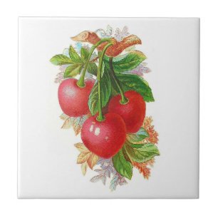 Antike Kirschen Fliese