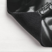 Antike Klarinette Stillleben, B&W Mousepad (Ecke)
