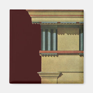 Antike klassische Architektur, Tempelgebälk Magnet