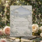 Antike klassische Creme-Hortensie Romantisches Fot Dankeskarte