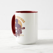 Antike Klassische Gitarre Kaffeetasse (Vorderseite Links)