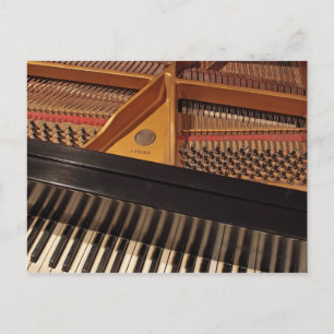 Antike Klavier-Postkarte Postkarte