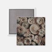 Antike Knöpfe Magnet (Vorderseite/Rückseite)