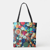 Antike Knöpfe Tasche (Rückseite)