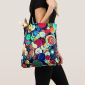 Antike Knöpfe Tasche (Von Nahem)