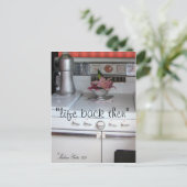 Antike - Kochherd Postkarte - #1 - anpassen (Stehend Vorderseite)