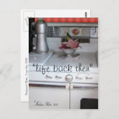 Antike - Kochherd Postkarte - #1 - anpassen (Vorne/Hinten)