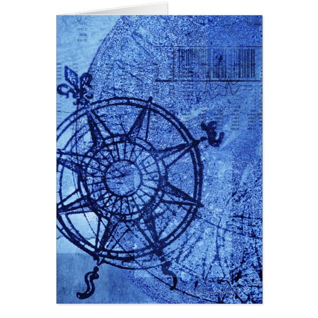 Antike Kompass-Rose (Vorne)