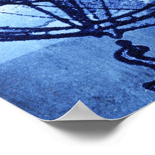 Antike Kompass-Rose Poster (Ecke)