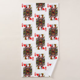 Antike Königin des Herzens Badehandtuch