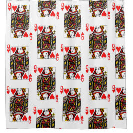 Antike Königin des Herzens Duschvorhang