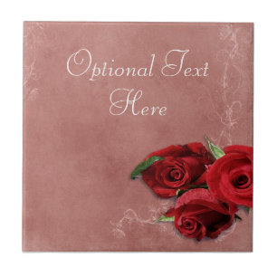 Antike Korallenrose Fliese