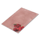 Antike Korallenrose Notizblock (angewinkelt)
