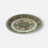 Antike Kornilov Brüder Porzellanpapier Platte Pappteller (Schrägansicht)