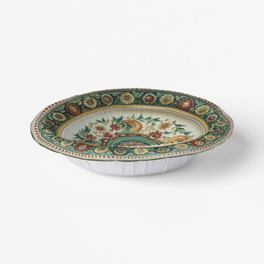 Antike Kornilov Brüder Porzellanpapier Platte Pappteller (Gewinkelt)