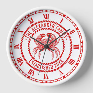 Antike Krabbe #1 Familienname Gründungsdatum Seilr Uhr