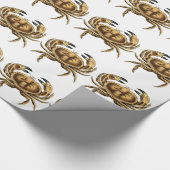 Antike Krabbe Geschenkpapier (Ecke)