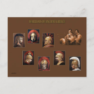 Antike Krieger Postkarte
