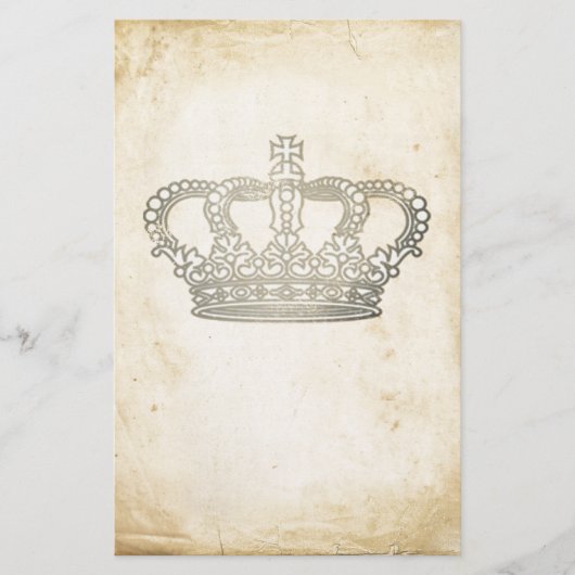 Antike Krone Briefpapier (Vorderseite)