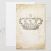 Antike Krone Briefpapier (Vorne/Hinten)
