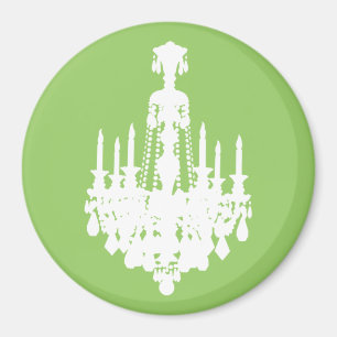 Antike Kronleuchter Grafik Magnet