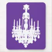 Antike Kronleuchter Grafik Mousepad (Vorne)