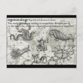 Antike Kryptozoologie Postkarten (Vorderseite)