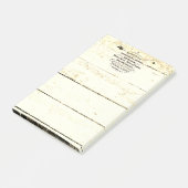 Antike Küche Post-it Klebezettel (angewinkelt)