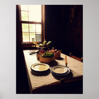 Antike Küche Poster