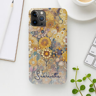 Antike Kunst im Jugendstil - feine Kunst Blumenmal iPhone 16 Pro Max Hülle