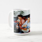 Antike Kunst Kaffeetasse (Vorderseite Links)