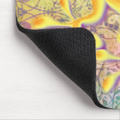 Antike Kunst - Ziermuster + Lächelnder Gecko Mousepad (Ecke)