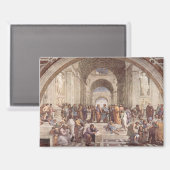 antike Kunstschule Magnet (Vorderseite/Rückseite)