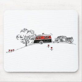 Antike Lagerbewohner-und des Auto-| Mousepad
