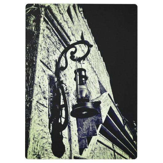 Antike Lampe 3 Ringblende Klemmbrett (Rückseite)