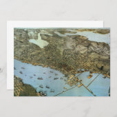 Antike Landkarte Stadt Seattle Washington (Vorne/Hinten)