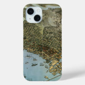 Antike Landkarte Stadt Seattle Washington Case-Mate iPhone Hülle (Rückseite)