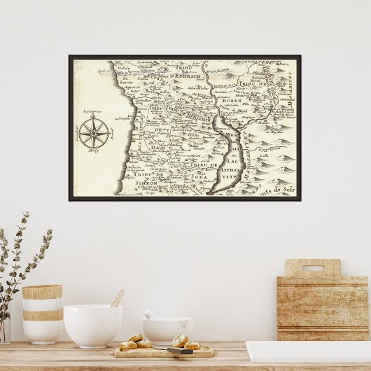 Antike Landstriche Israel, Jerusalem, Totes Meer Poster (Küche)