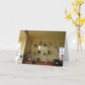 Antike Lanterns Karte (Gelbe Blume)