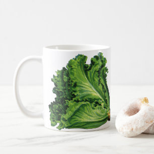 Antike Lebensmittel, Grüne Blattgemüse Kaffeetasse