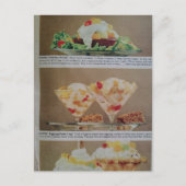 Antike Lebensmittel Postkarte (Vorderseite)