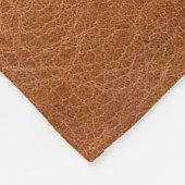 Antike Lederoptik, TANleder,textur,hintergrund Fleecedecke (Ecke)
