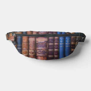 Antike Lederrücken Bibliothek Dark Academia Bauchtasche