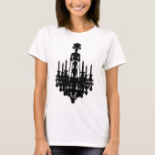 Antike Leuchter-Grafik T-Shirt (Vorderseite)